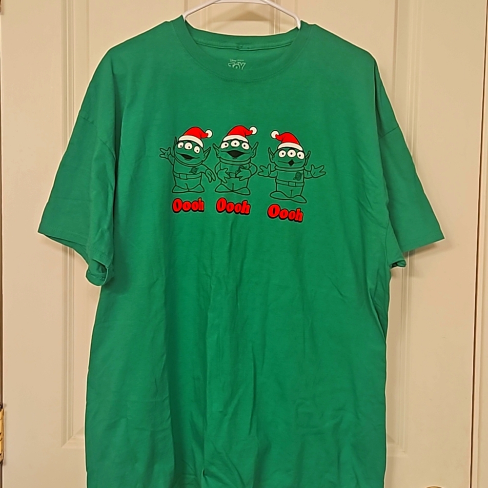 Pixar Toy Story's Christmas Aliens Tee 2X